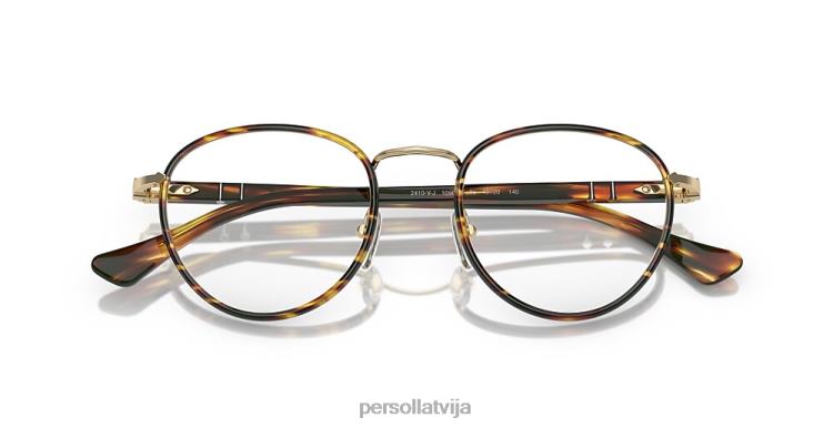 lv Persol po2410vj brilles kafija/zelts 2JTZL781