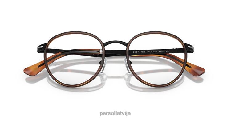 lv Persol po2468v brilles havana/melns 2JTZL772
