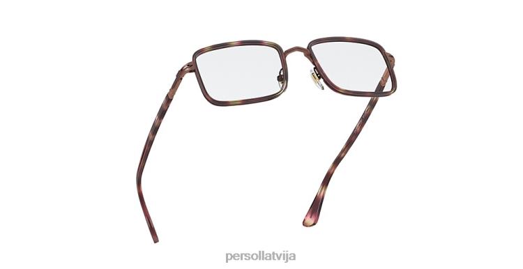 lv Persol po2473v brilles brūns svītrains bordo/zaļš 2JTZL840