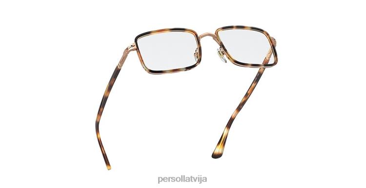 lv Persol po2473v brilles brūns svītrains dzeltens 2JTZL839