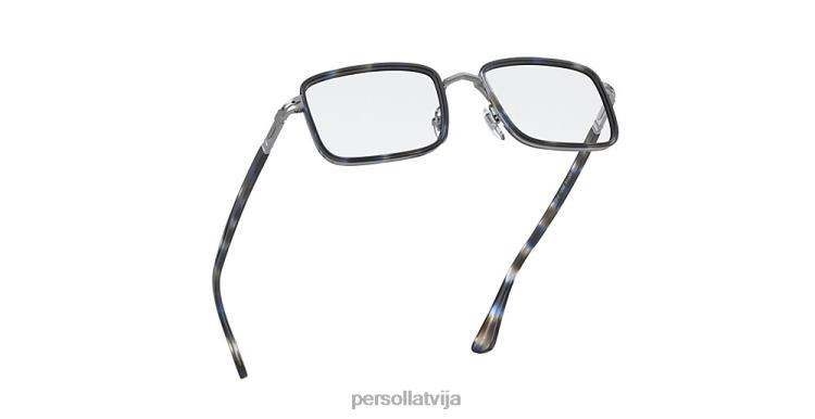lv Persol po2473v brilles zili svītrains pelēks 2JTZL838