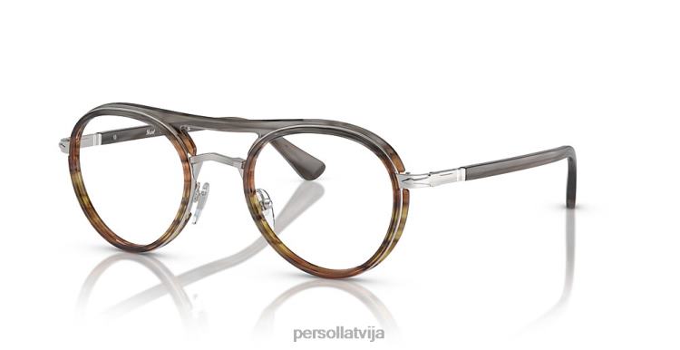 lv Persol po2485v brilles svītrains pelēks 2JTZL795