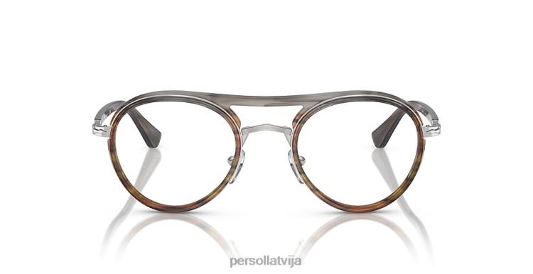 lv Persol po2485v brilles svītrains pelēks 2JTZL795
