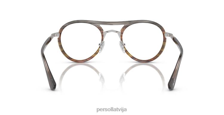 lv Persol po2485v brilles svītrains pelēks 2JTZL795
