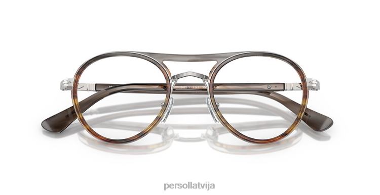 lv Persol po2485v brilles svītrains pelēks 2JTZL795