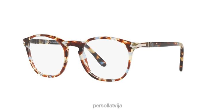 lv Persol po3007v brilles brūni plankumaini zili 2JTZL512