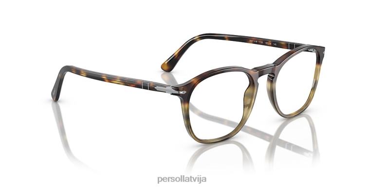 lv Persol po3007vm brilles bruņurupucis plankumains brūns 2JTZL560