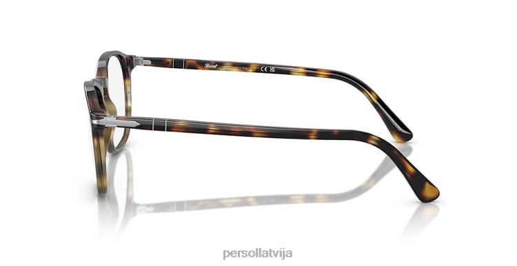 lv Persol po3007vm brilles bruņurupucis plankumains brūns 2JTZL560