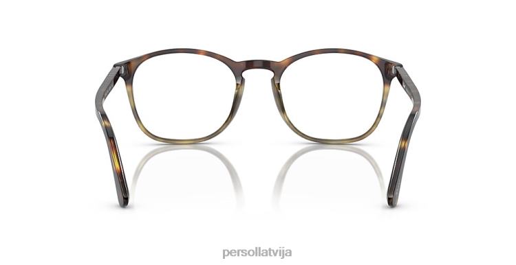 lv Persol po3007vm brilles bruņurupucis plankumains brūns 2JTZL560