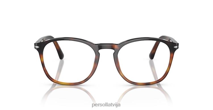 lv Persol po3007vm brilles bruņurupucis tumši/gaiši brūns 2JTZL562