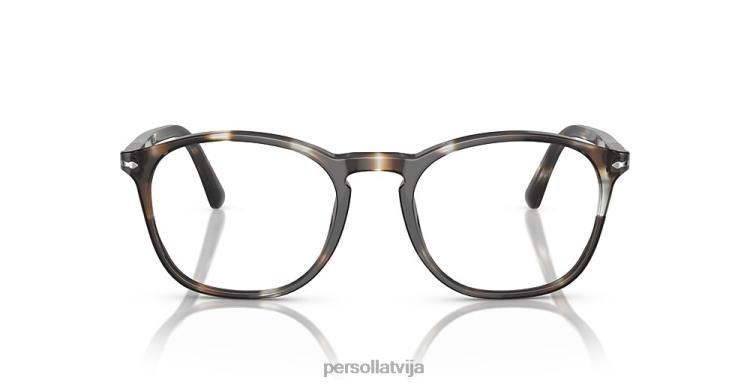 lv Persol po3007vm brilles svītraini brūni 2JTZL565