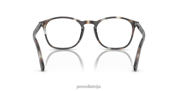 lv Persol po3007vm brilles svītraini brūni 2JTZL565