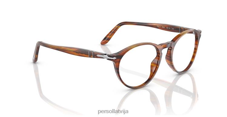 lv Persol po3092v brilles svītraini brūni 2JTZL620