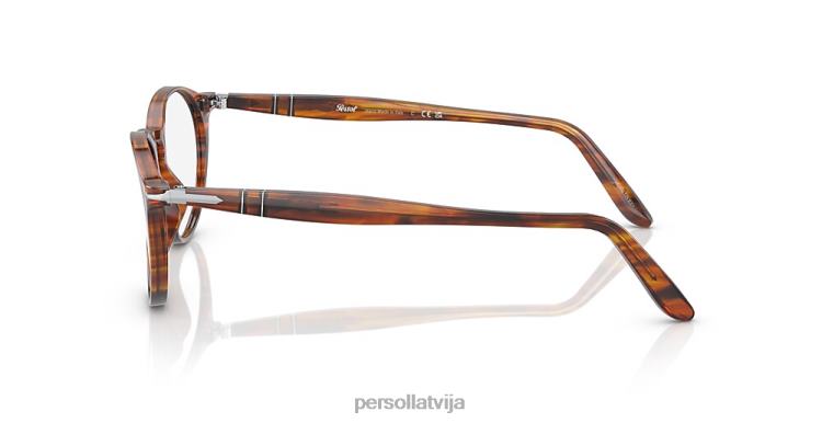 lv Persol po3092v brilles svītraini brūni 2JTZL620