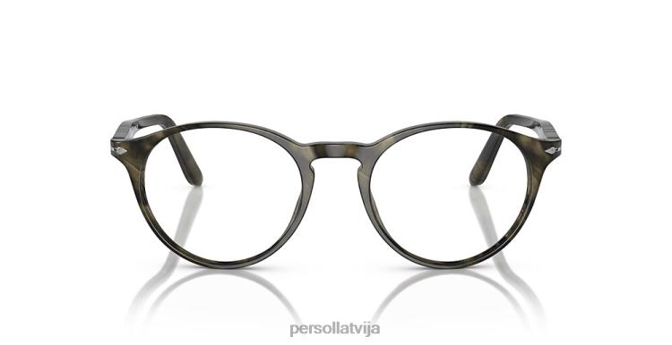 lv Persol po3092v brilles svītrains pelēks 2JTZL625
