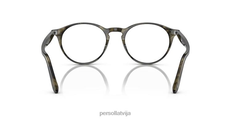 lv Persol po3092v brilles svītrains pelēks 2JTZL625