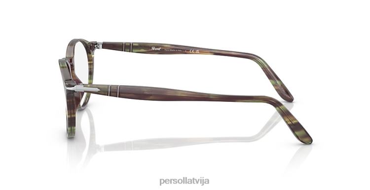 lv Persol po3092v brilles svītrains zaļš 2JTZL621