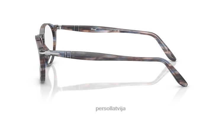 lv Persol po3092v brilles svītrains zils 2JTZL622