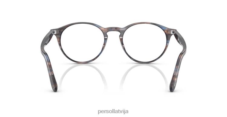 lv Persol po3092v brilles svītrains zils 2JTZL622