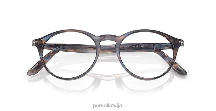 lv Persol po3092v brilles svītrains zils 2JTZL622