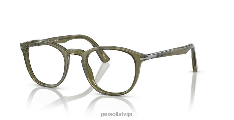 lv Persol po3143v brilles olīvzaļa caurspīdīga 2JTZL631