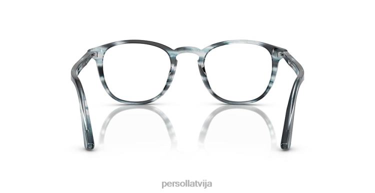 lv Persol po3143v brilles svītrains pelēks 2JTZL632