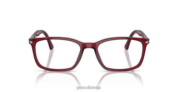 lv Persol po3189v brilles caurspīdīgs sarkans 2JTZL545