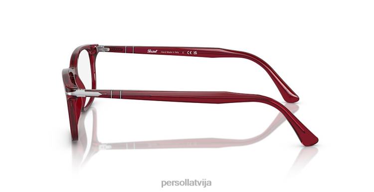 lv Persol po3189v brilles caurspīdīgs sarkans 2JTZL545