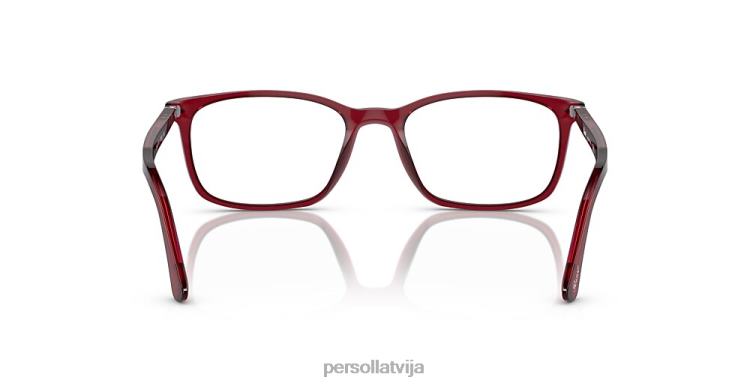 lv Persol po3189v brilles caurspīdīgs sarkans 2JTZL545