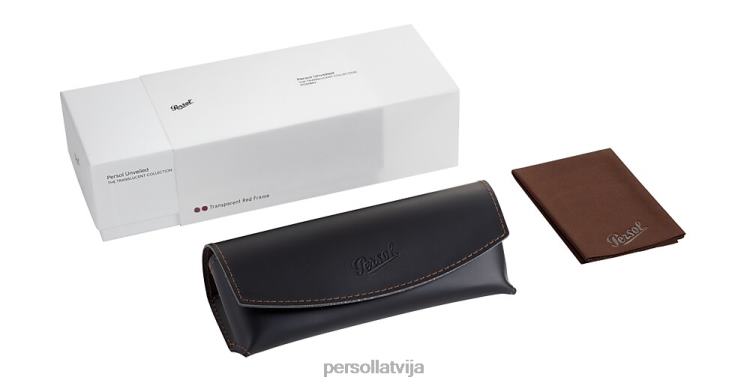 lv Persol po3189v brilles caurspīdīgs sarkans 2JTZL545