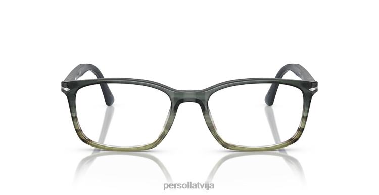 lv Persol po3189v brilles pelēks svītrains zaļš gradients 2JTZL549
