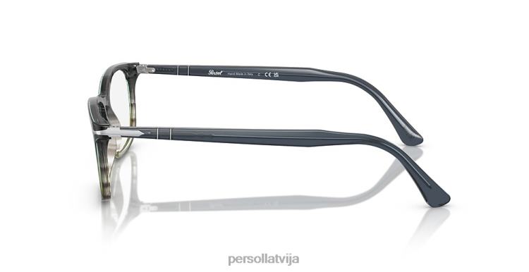 lv Persol po3189v brilles pelēks svītrains zaļš gradients 2JTZL549