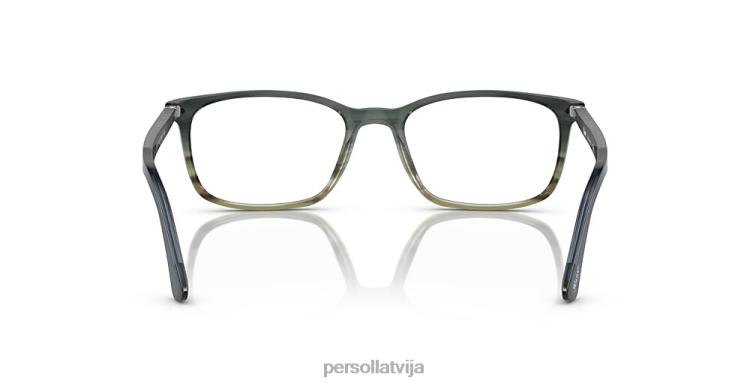 lv Persol po3189v brilles pelēks svītrains zaļš gradients 2JTZL549