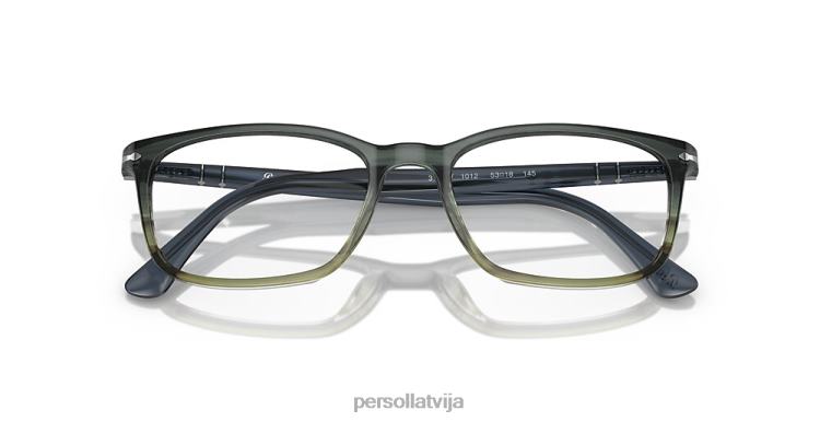 lv Persol po3189v brilles pelēks svītrains zaļš gradients 2JTZL549