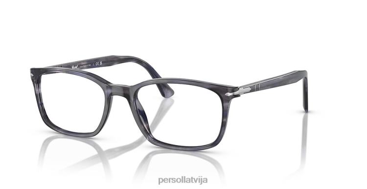 lv Persol po3189v brilles svītrains pelēks 2JTZL548
