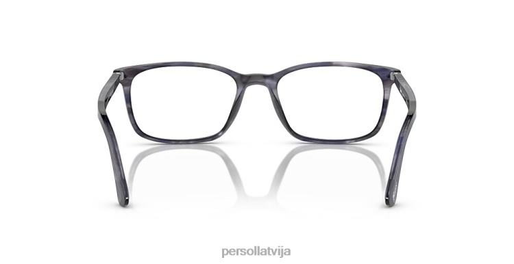 lv Persol po3189v brilles svītrains pelēks 2JTZL548