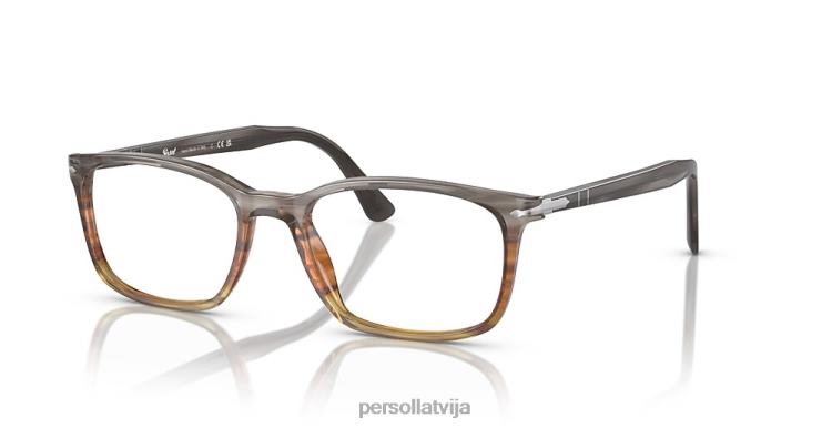 lv Persol po3189v brilles svītrains pelēks/gradientbrūns 2JTZL551