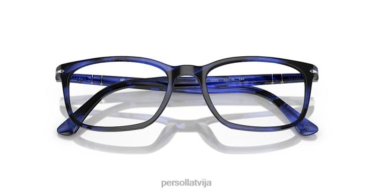 lv Persol po3189v brilles svītrains zils 2JTZL552