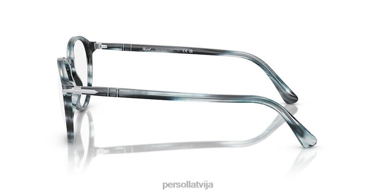 lv Persol po3218v brilles svītrains pelēks 2JTZL656