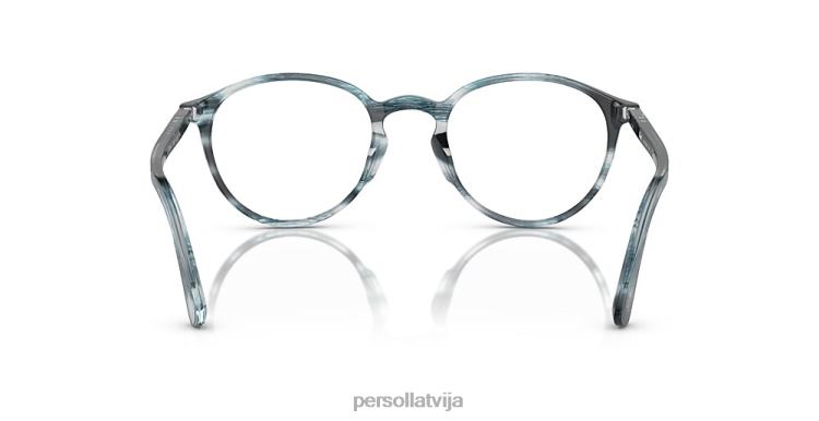 lv Persol po3218v brilles svītrains pelēks 2JTZL656