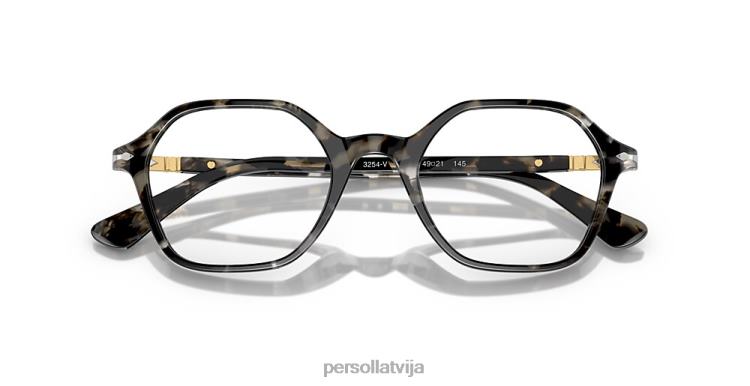 lv Persol po3254v brilles bruņurupucis pelēks melns 2JTZL832