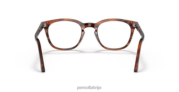 lv Persol po3258v brilles svītraini brūni 2JTZL750
