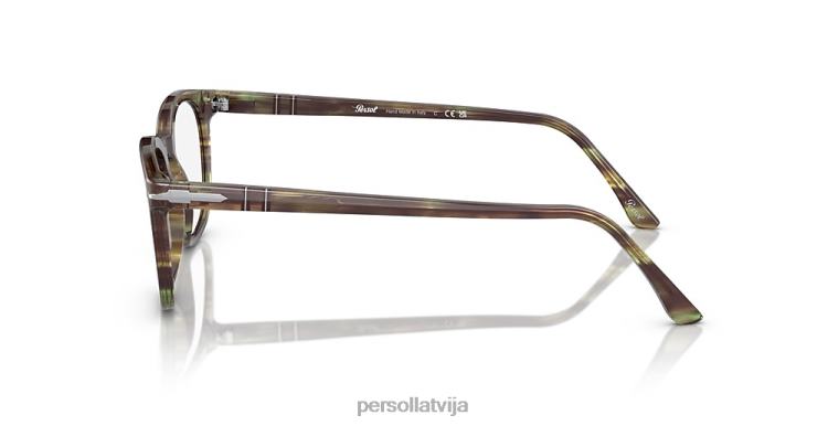 lv Persol po3258v brilles svītrains zaļš 2JTZL754