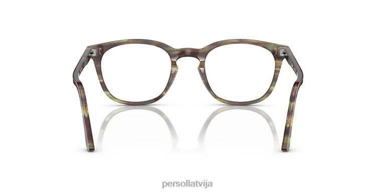 lv Persol po3258v brilles svītrains zaļš 2JTZL754