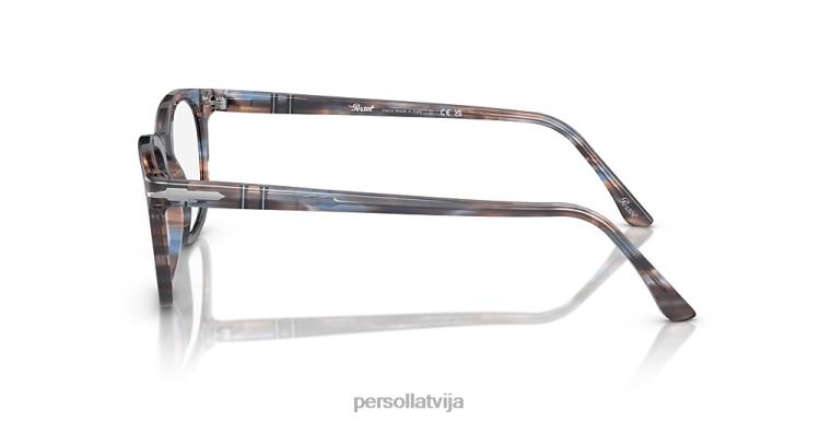 lv Persol po3258v brilles svītrains zils 2JTZL752
