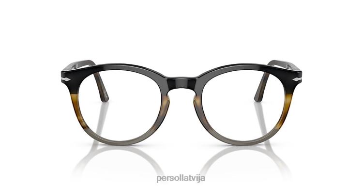 lv Persol po3259v brilles svītraini brūni 2JTZL769