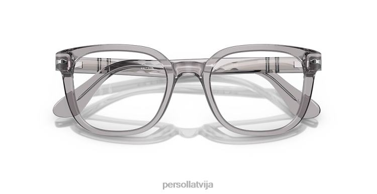 lv Persol po3263v brilles caurspīdīgs pelēks 2JTZL605