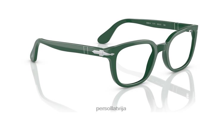 lv Persol po3263v brilles vienkrāsains zaļš 2JTZL609
