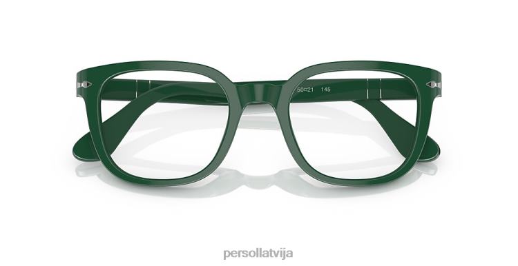 lv Persol po3263v brilles vienkrāsains zaļš 2JTZL609