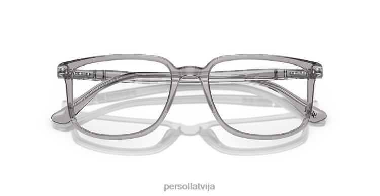 lv Persol po3275v brilles caurspīdīgs pelēks 2JTZL662